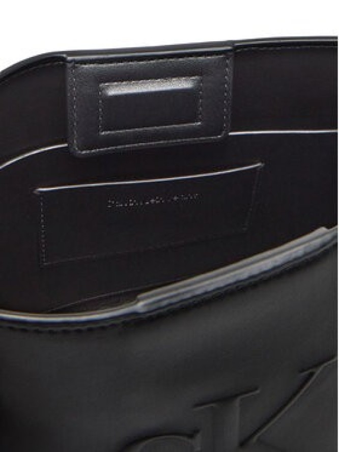 Calvin Klein Jeans Torebka Sculpted Chain Shoulder Bag LV04K3163G Czarny