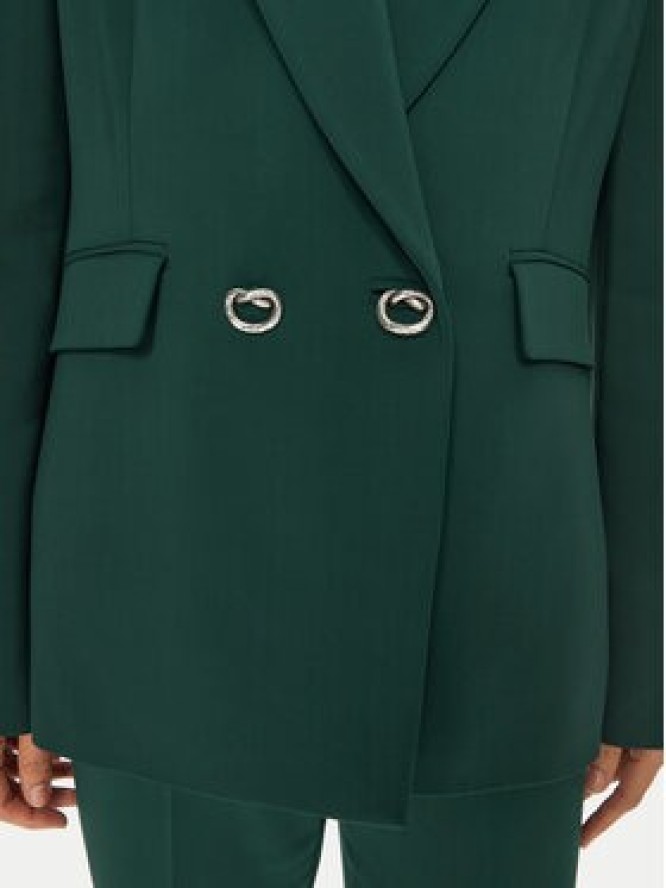 PINKO Marynarka Grenoble 103890 A21H Zielony Regular Fit