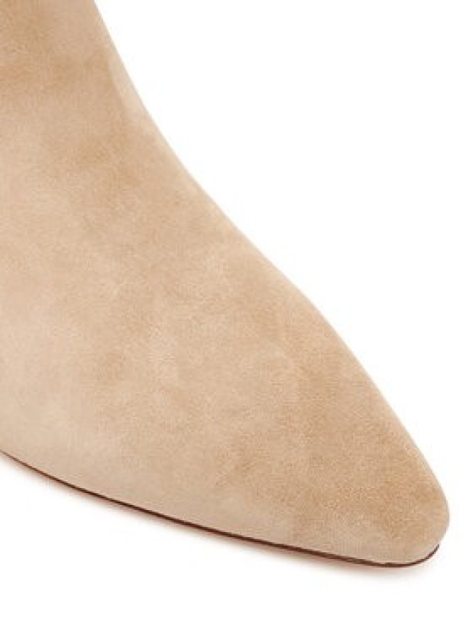LAUREN RALPH LAUREN Botki Frncsa Bt Hl Bo Bte 802P15722001 Beżowy