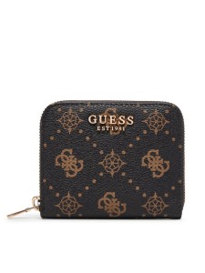 Guess Portfel Carrie Logo Slg SWGP98 98137 Brązowy