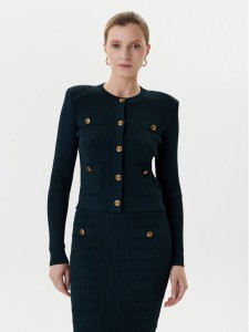 Guess Kardigan W5YR09 Z0130 Zielony Regular Fit