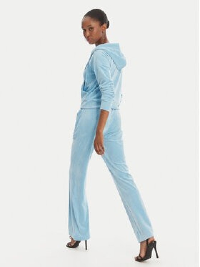 Juicy Couture Spodnie dresowe Tina JCWBJ126327 Błękitny Straight Leg