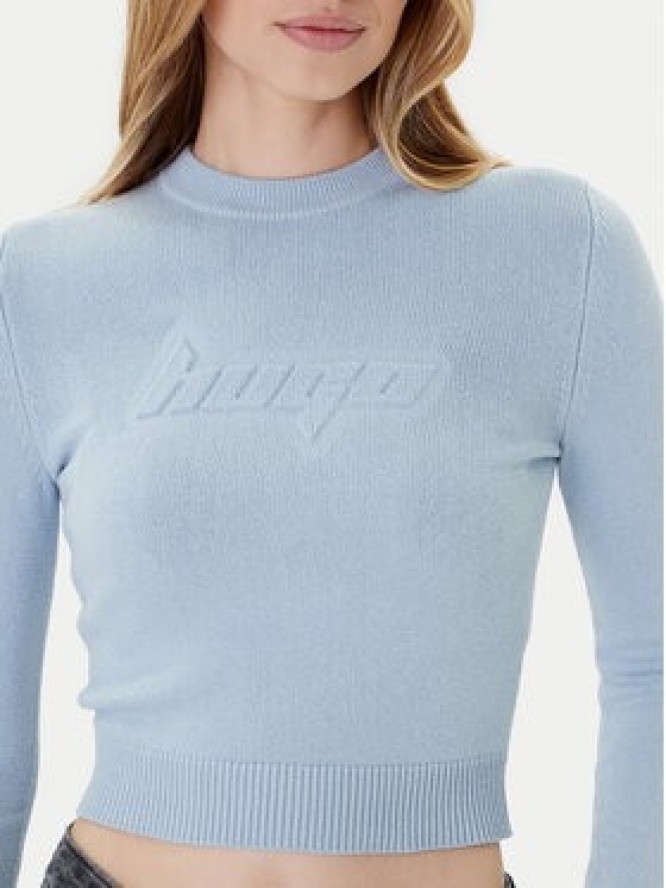 HUGO Sweter Sblog_B 50543054 Błękitny Slim Fit