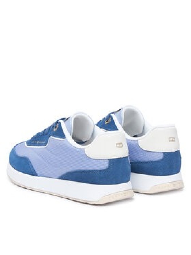 Tommy Hilfiger Sneakersy Th Retro Runner Mix FW0FW09410 Niebieski