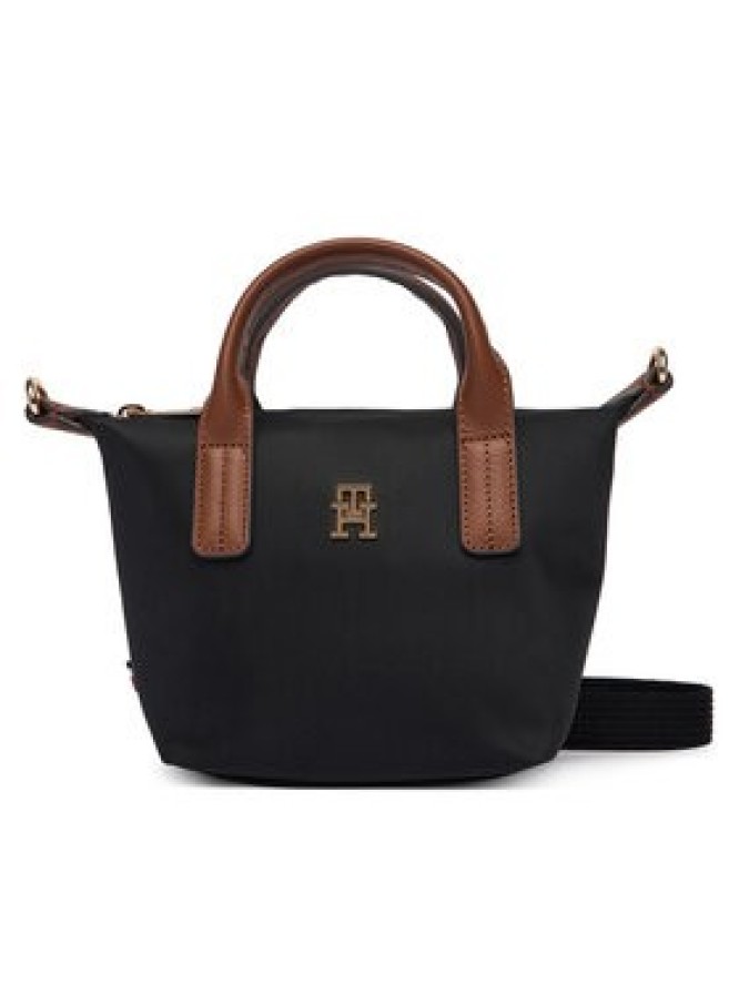 Tommy Hilfiger Torebka Popette Micro Tote AW0AW18368 Czarny