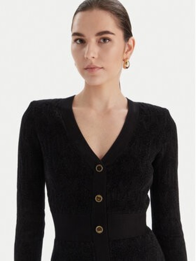 Marciano Guess Sukienka dzianinowa 5BGK04 5661Z Czarny Slim Fit