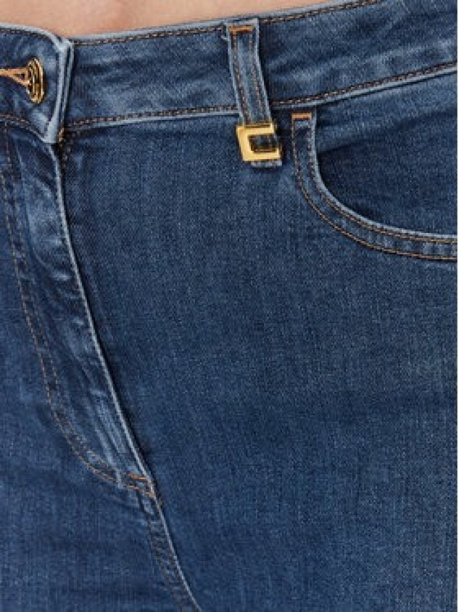 Elisabetta Franchi Jeansy PJ-86I-51E2-V320 Granatowy Regular Fit