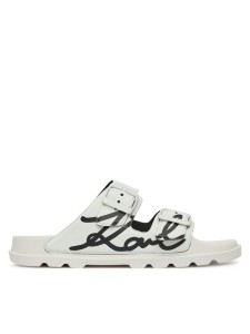 KARL LAGERFELD Klapki Kondo Tred KL80972 Biały