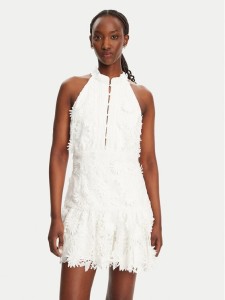 Bardot Sukienka koktajlowa Remy 59845DB Biały Slim Fit