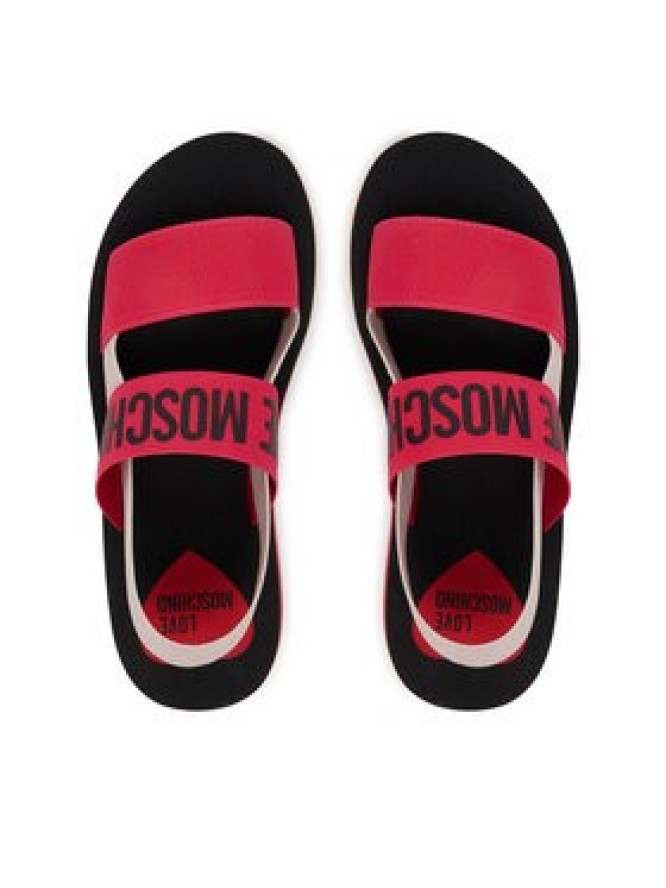 LOVE MOSCHINO Sandały JA16033G0MJN460C Różowy
