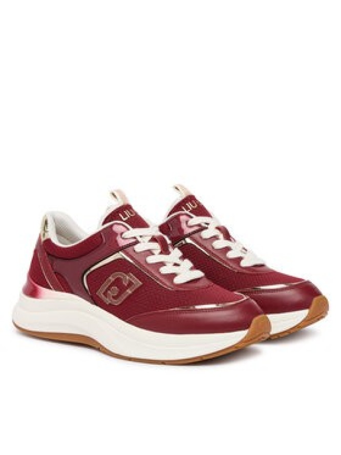 Liu Jo Sneakersy Stardust 01BF6029 TX555 Bordowy