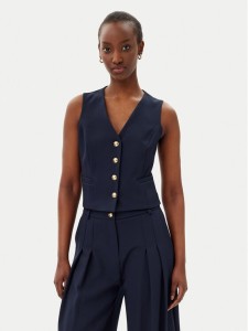 Maryley Kamizelka 25EB128/43BL Granatowy Regular Fit