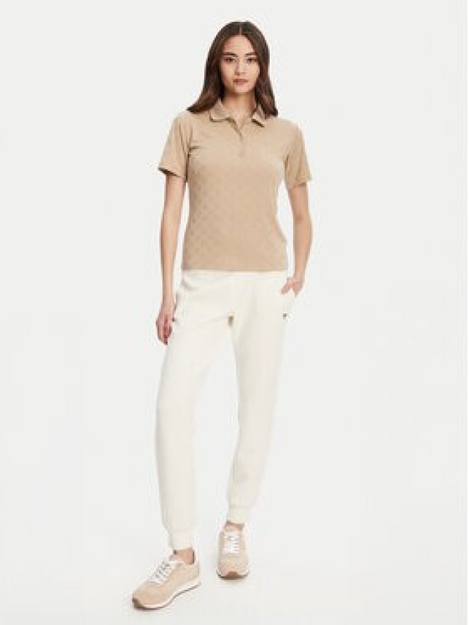 Guess Sweter V5YP01 KCX12 Beżowy Regular Fit