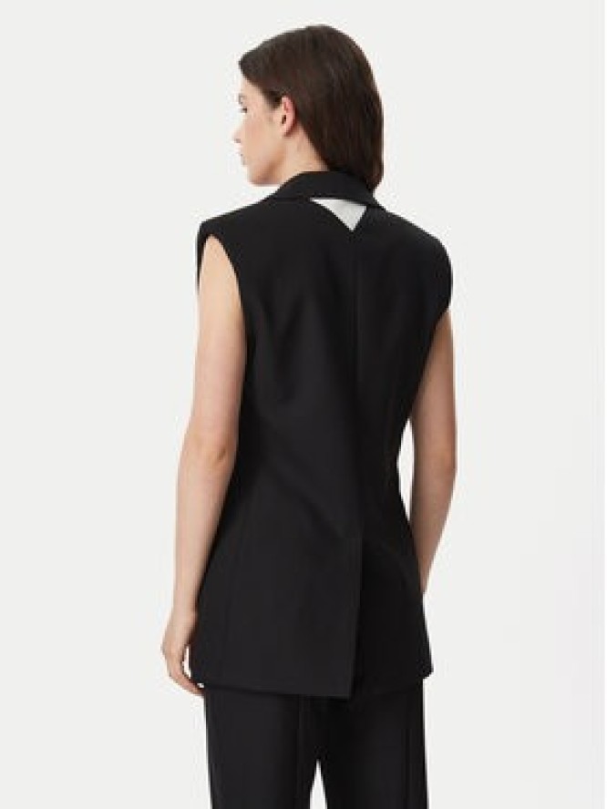 KARL LAGERFELD Kamizelka B3W14028 Czarny Relaxed Fit