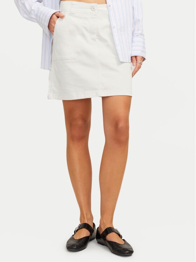 JJXX Spódnica mini Kendal 12266762 Écru Regular Fit
