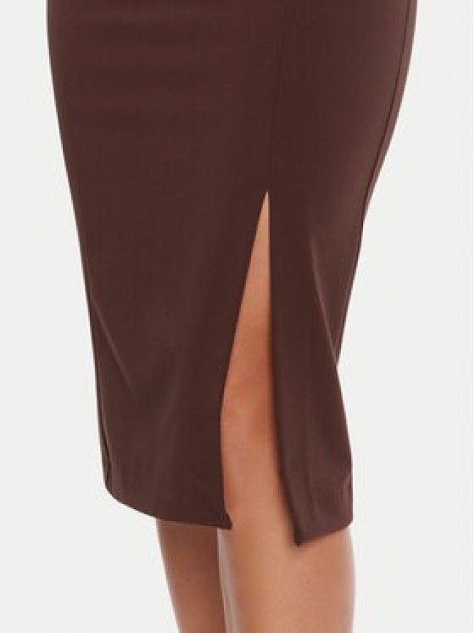 Rinascimento Spódnica ołówkowa CFC0126167003 Brązowy Slim Fit