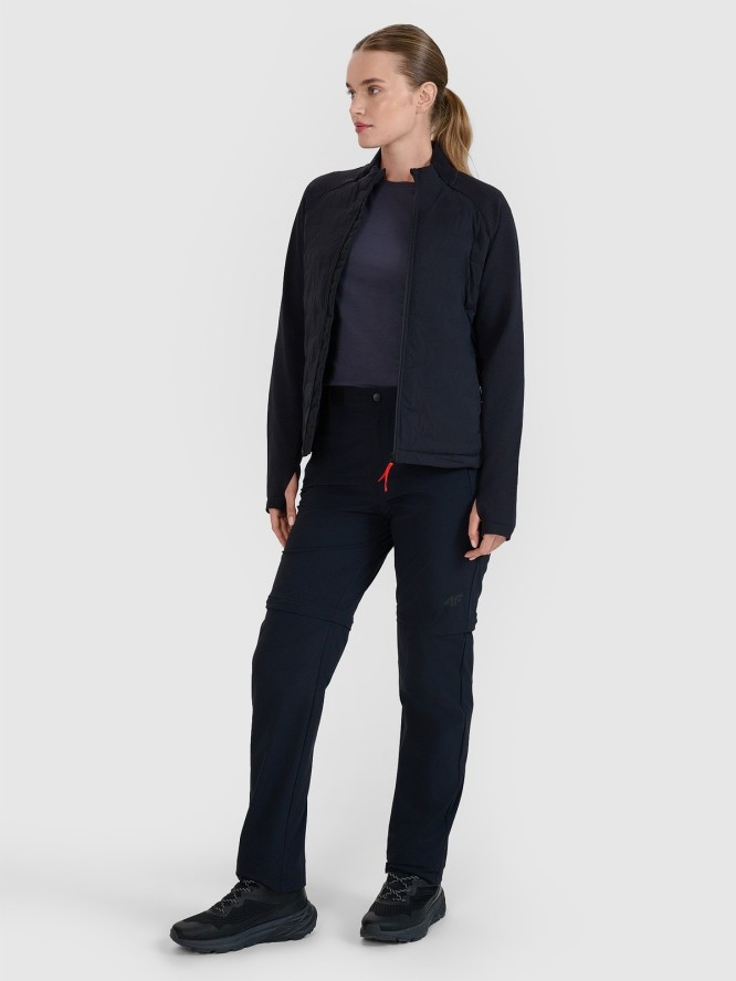 4F Kurtka trekkingowa z wypełnieniem Primaloft ThermoPlume damska - czarna XS