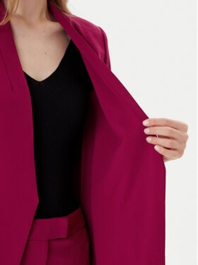 DKNY Marynarka P9RCAAWI Bordowy Regular Fit