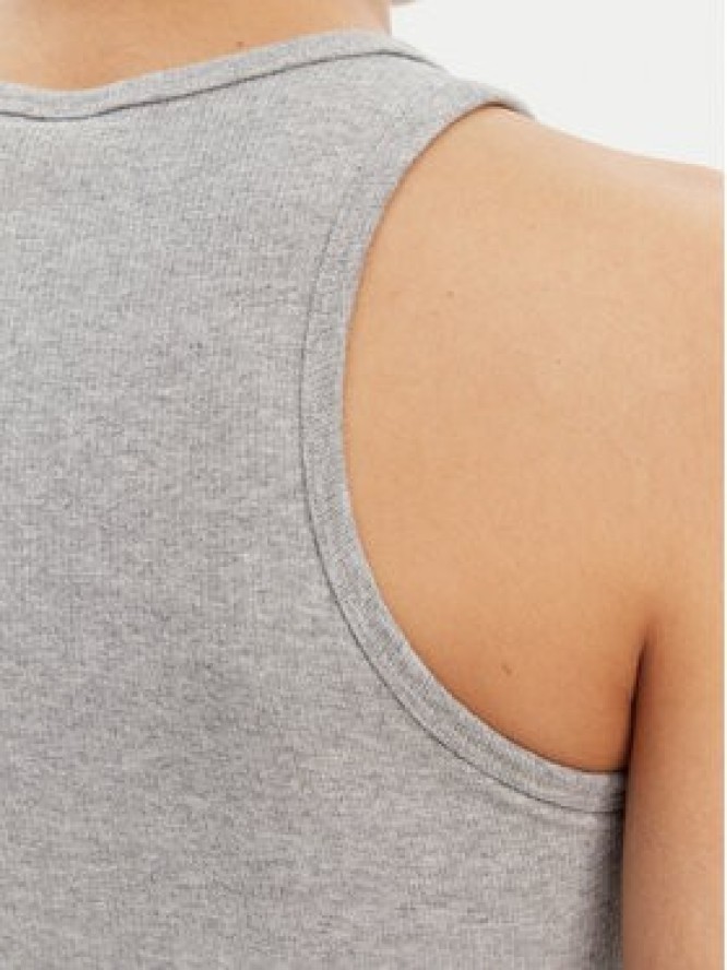 adidas Top Essentials IY9649 Szary Slim Fit