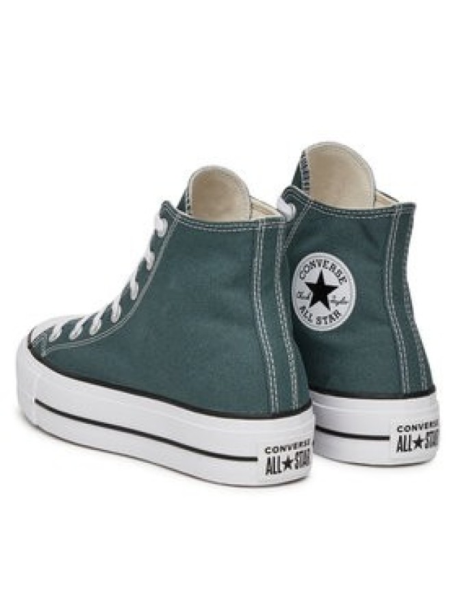 Converse Trampki Chuck Taylor All Star Lift Platform A12596C Zielony