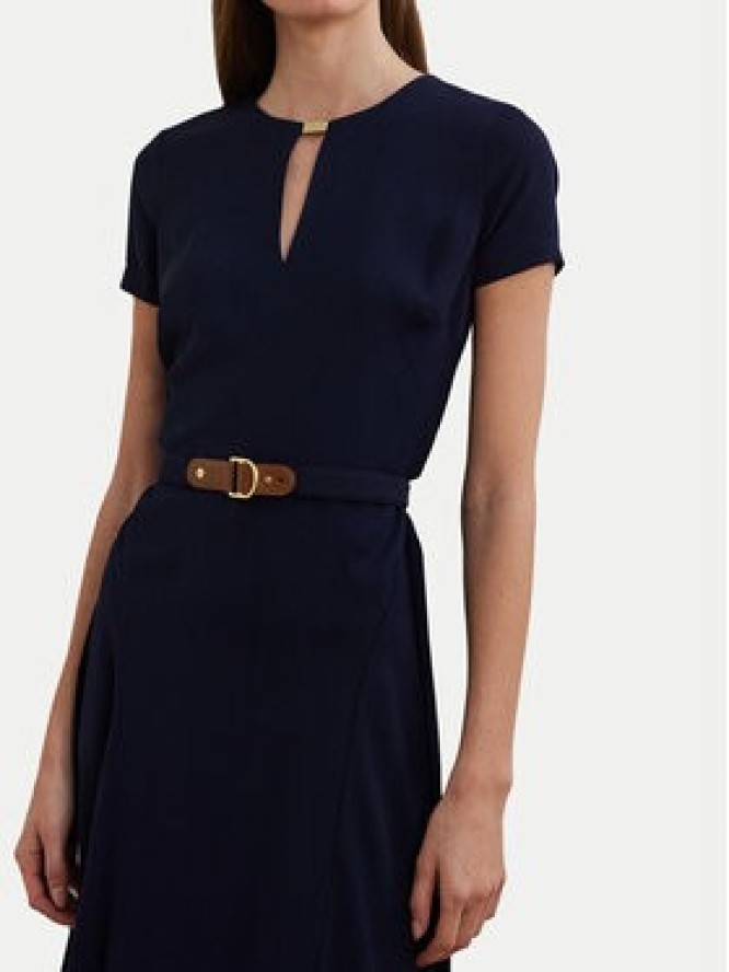 LAUREN RALPH LAUREN Sukienka koktajlowa 200973369001 Granatowy Regular Fit