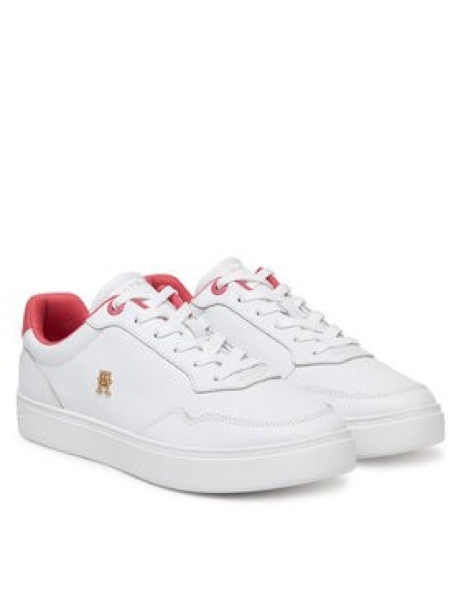 Tommy Hilfiger Sneakersy Essential Elevated Court Sneaker FW0FW08680 Biały