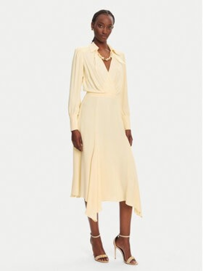 Elisabetta Franchi Sukienka koktajlowa AB86352E2 DC7 Żółty Regular Fit