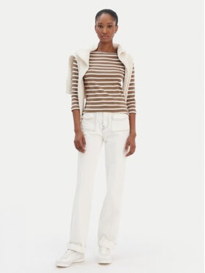 Tommy Hilfiger Bluzka New Cody WW0WW40589 Beżowy Slim Fit