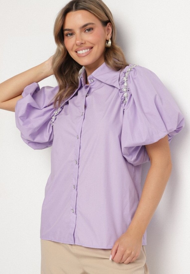 Fioletowa Koszula Caneope