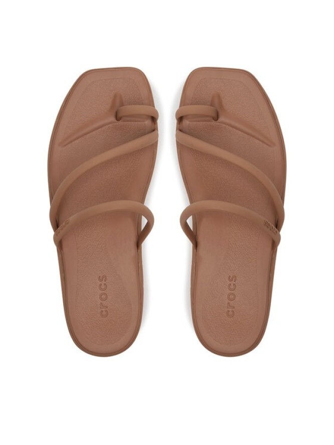 Crocs Japonki Miami Toe Loop Sandal 209862 Brązowy