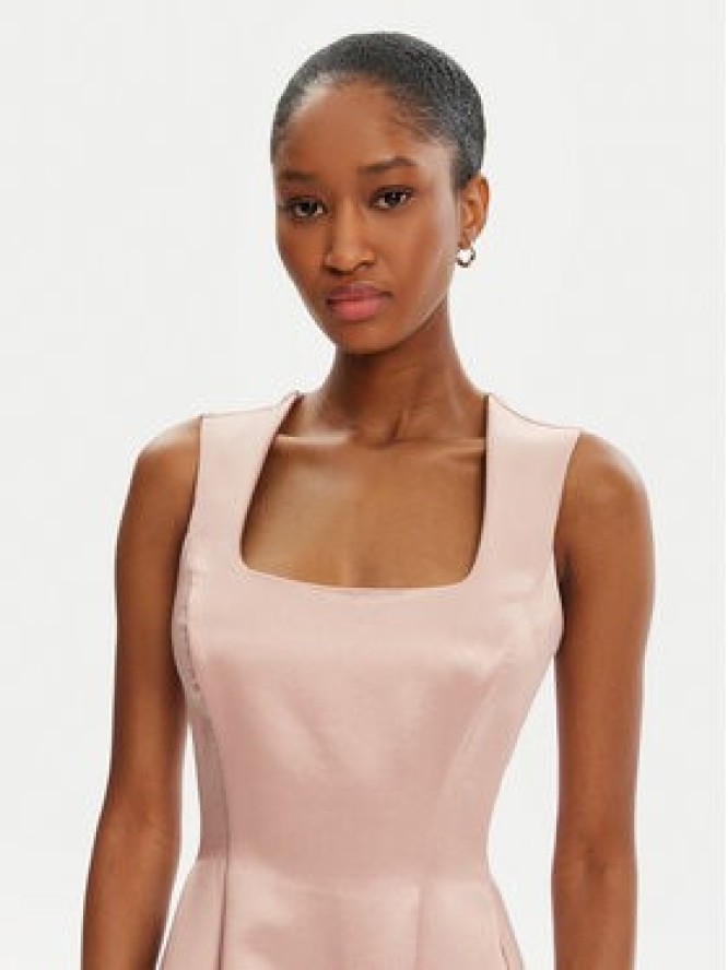 Rinascimento Sukienka koktajlowa CFC0122458003 Różowy Regular Fit