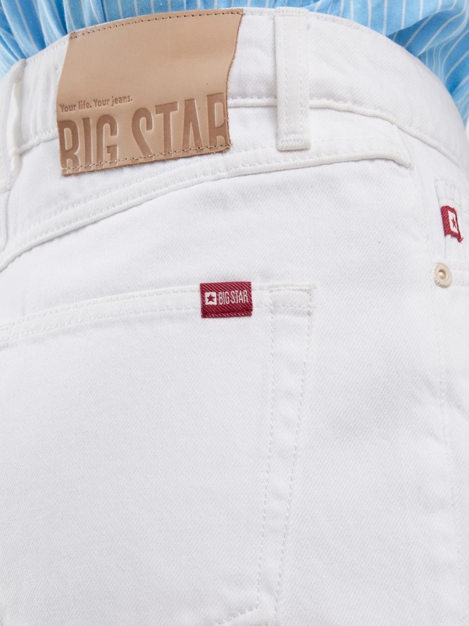 Szorty damskie jeansowe białe Katie 100