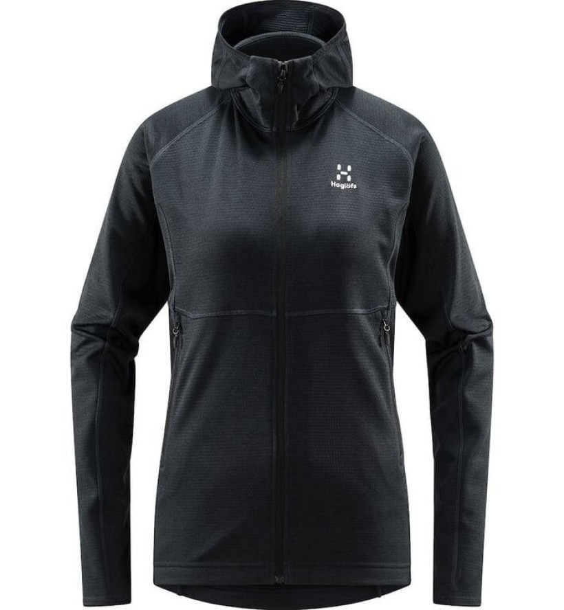 HAGLOFS Bluza damska SKUTA HOOD WOMEN True Black-M