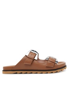 Coccinelle Klapki E4 SOF 17 02 01 Brązowy