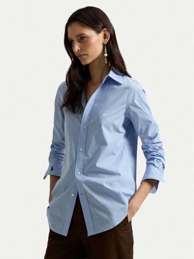 Polo Ralph Lauren Koszula 211941509500 Błękitny Slim Fit