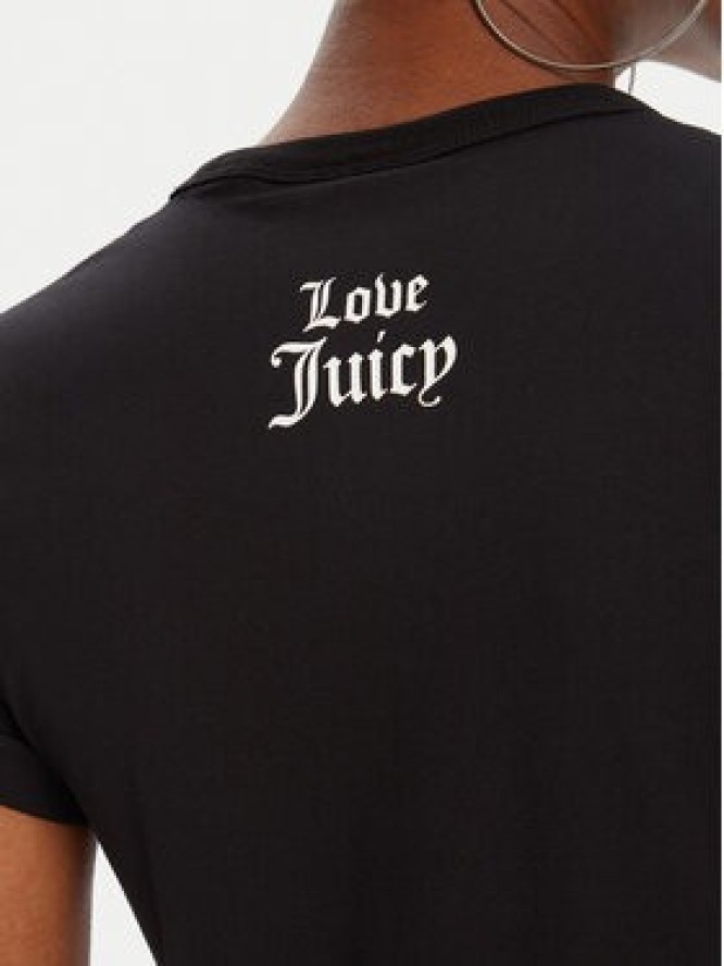 Juicy Couture T-Shirt JCNCT225458 Czarny Regular Fit