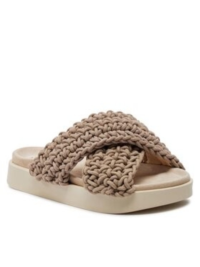 Inuikii Klapki Woven 70104-105 Brązowy