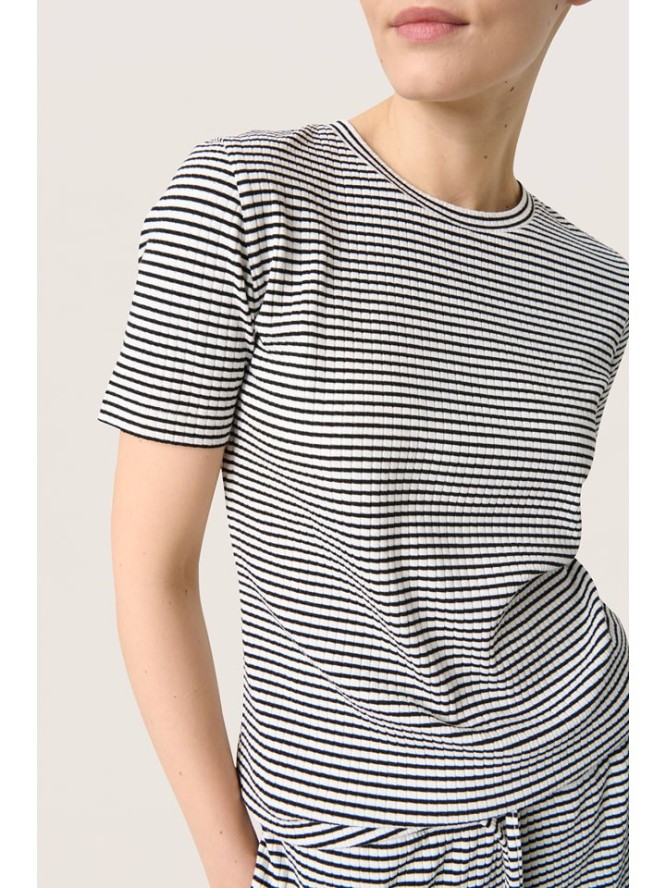 SAINT TROPEZ Koszulka "Soaked in Luxury" w kolorze czarnym rozmiar: L