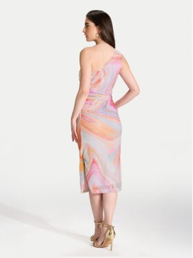 Swing Sukienka koktajlowa 5AI18800 Kolorowy Slim Fit