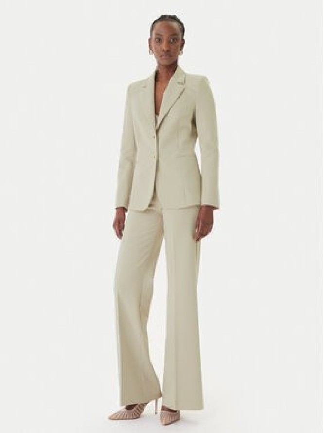 Rinascimento Spodnie palazzo CFC0127878003 Beżowy Wide Leg