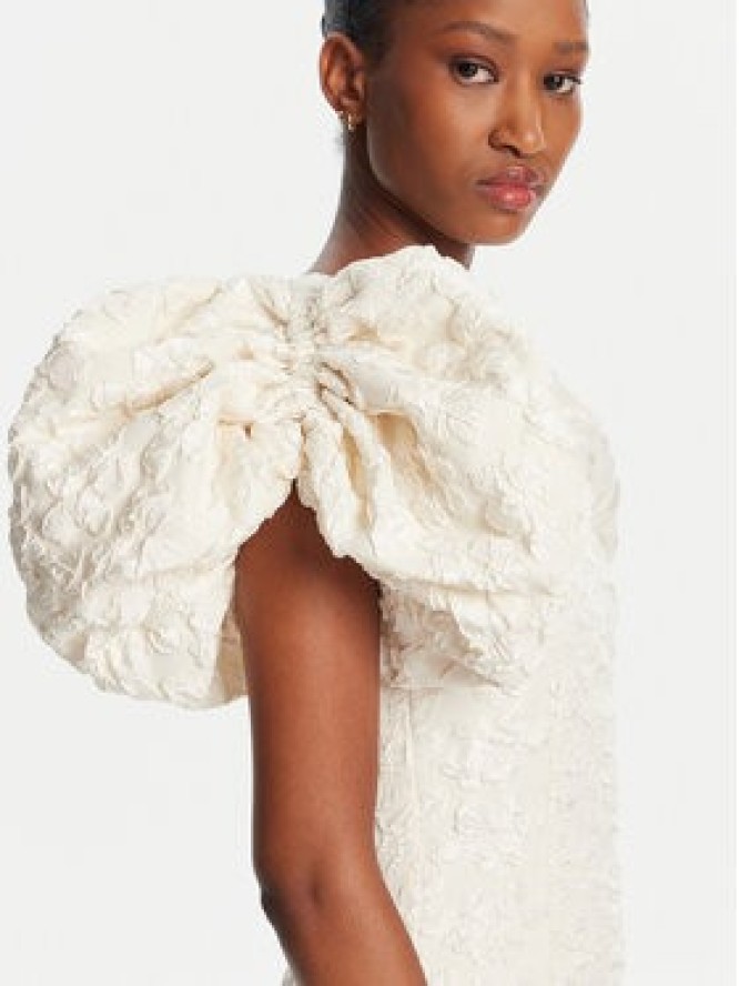 ROTATE Sukienka wieczorowa 114553857 Écru Slim Fit