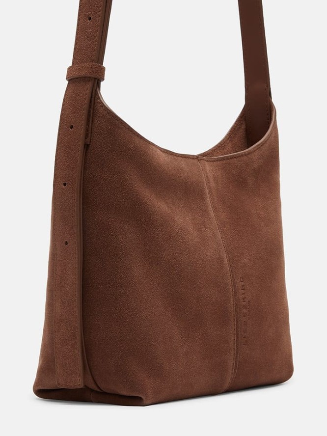 Liebeskind Berlin Skórzana torebka "Demi" w kolorze jasnobrązowym - 19 x 20 x 10 cm rozmiar: onesize