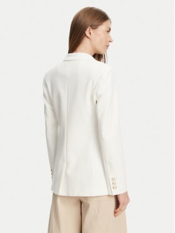 Marella Marynarka Baiocco 2513911024 Biały Slim Fit