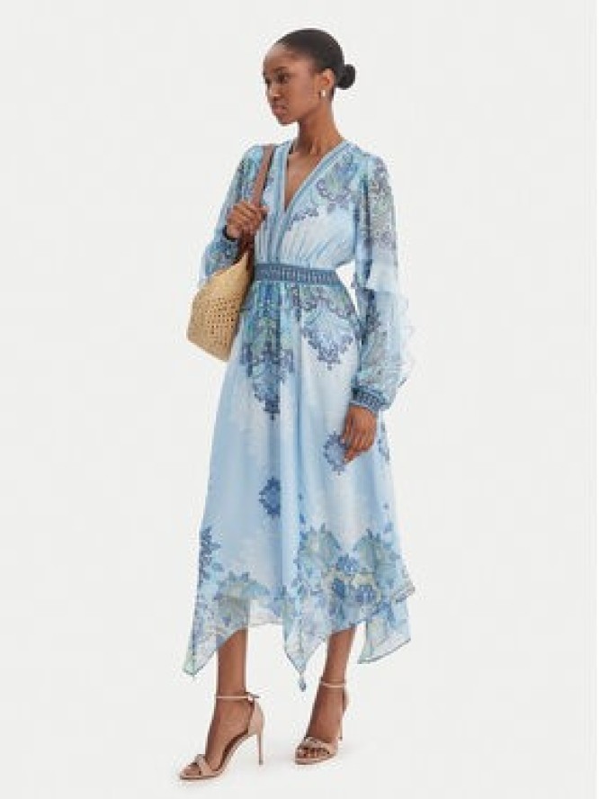 Hale Bob Sukienka letnia Kamilah 5YHR630A Błękitny Regular Fit