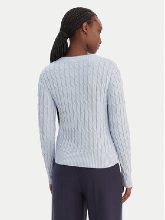 Tommy Hilfiger Sweter WW0WW47644 Błękitny Regular Fit