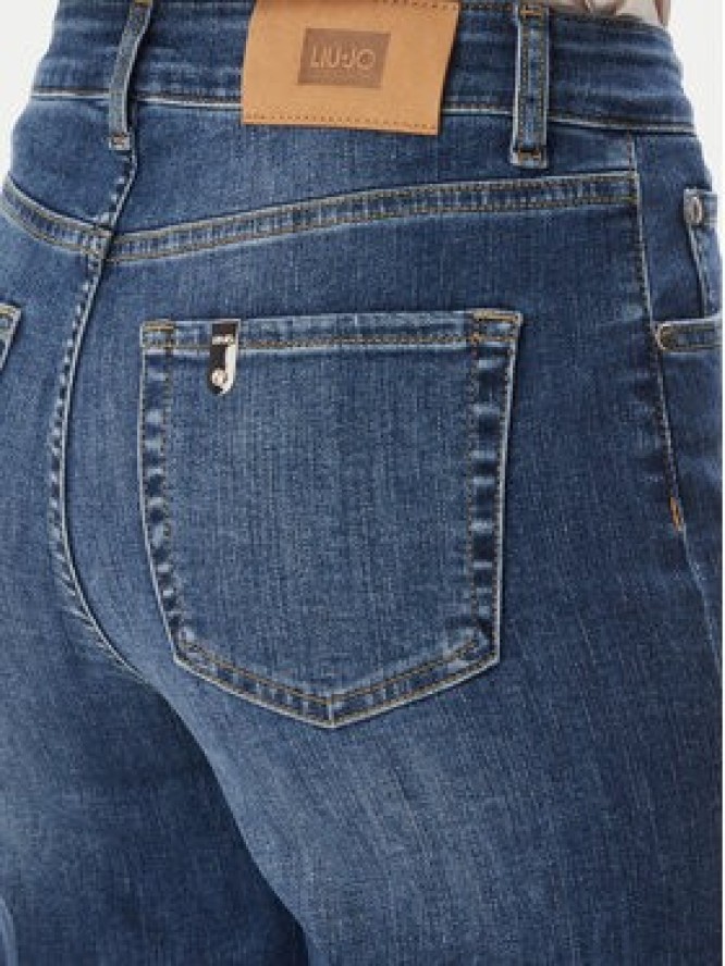 Liu Jo Jeansy UF6068 DS081 Granatowy Wide Leg
