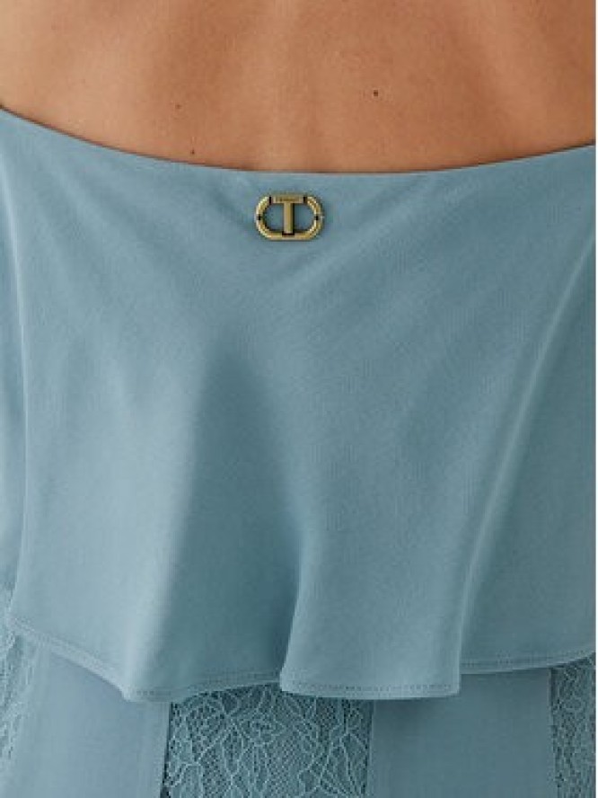 TWINSET Sukienka letnia 251TP2412 Niebieski Regular Fit