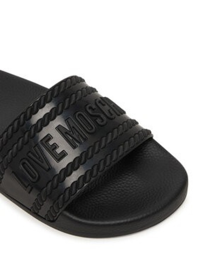 LOVE MOSCHINO Klapki JA28342G0OI22000 Czarny