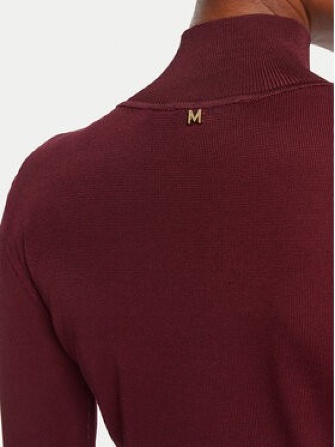 Lola Casademunt by Maite Golf MF2511013 Bordowy Regular Fit