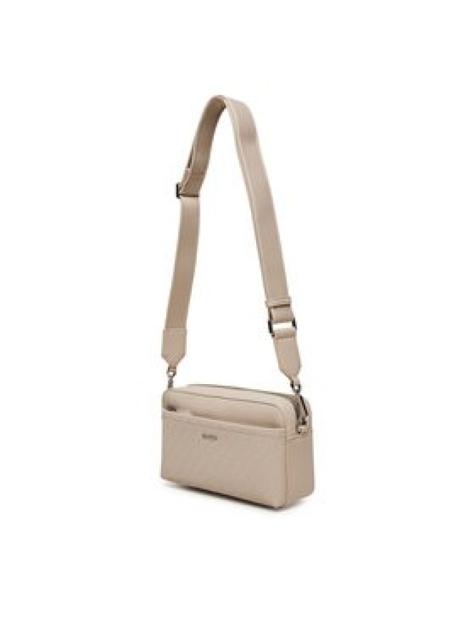 Calvin Klein Torebka Ck Must Aop Double Straps Camera LV04F3080G Beżowy